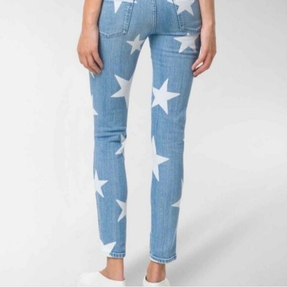 Stella McCartney Classic Blue Jeans with Stars sz 28 - Picture 12 of 13